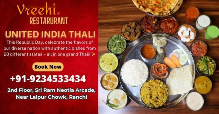 Vreehi Restaurant This Republic Day