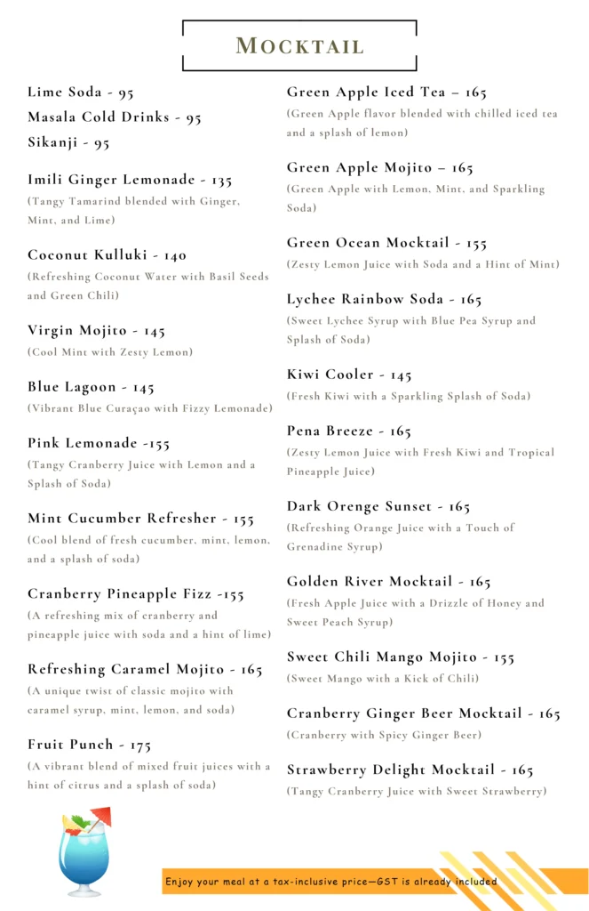 Vreehi menu april 2025 15