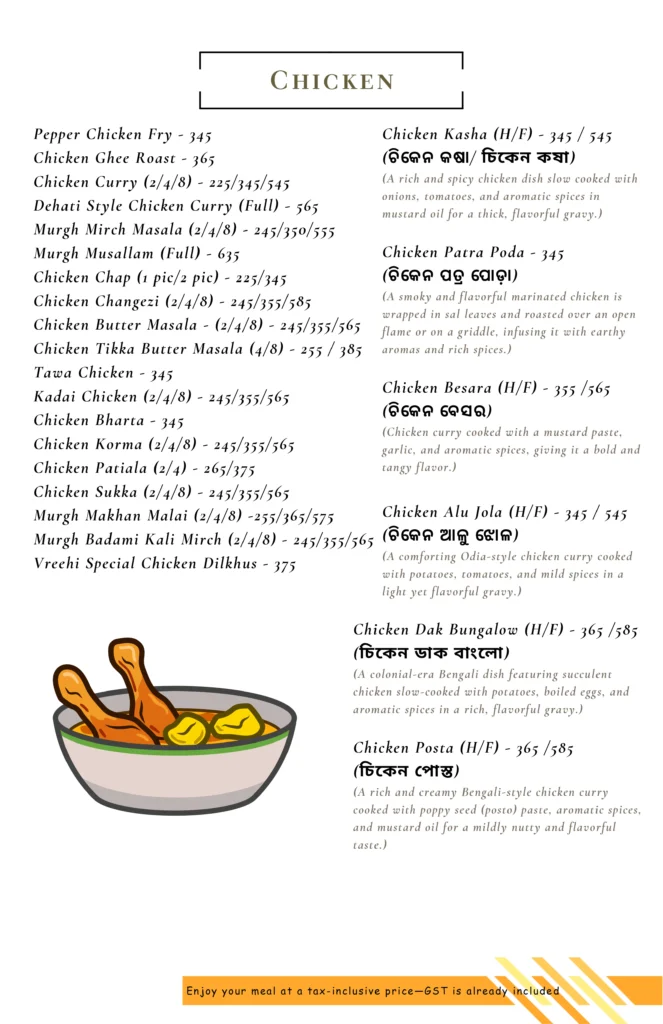 Vreehi menu april 2025 8